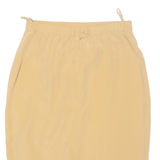 Womens Straight Skirt Brown Midi UK 14