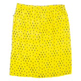 Womens Straight Skirt Yellow Midi XL
