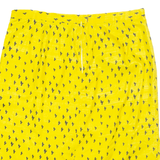 Womens Straight Skirt Yellow Midi XL