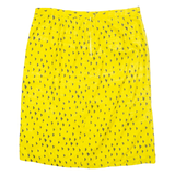 Womens Straight Skirt Yellow Midi XL