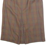 Womens Straight Skirt Brown Midi M