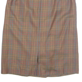 Womens Straight Skirt Brown Midi M