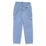 DICKIES Womens Jeans Blue Regular Tapered W27 L28