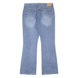 LEVI'S Nouveau Womens Jeans Blue Regular Bootcut Stone Wash W38 L34