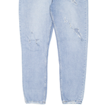 CHAMPION Distressed Womens Jeans Blue Regular Tapered W34 L29