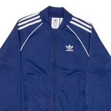 ADIDAS Mens Track Jacket Blue XS