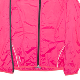 ADIDAS Womens Shell Jacket Pink Nylon UK 8
