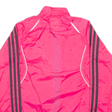 ADIDAS Womens Shell Jacket Pink Nylon UK 8