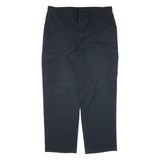 DICKIES Cargo Workwear Mens Trousers Black Relaxed Straight W40 L32