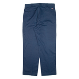 DICKIES Workwear Mens Trousers Blue Regular Straight W40 L32