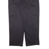 DICKIES Workwear Mens Trousers Black Relaxed Straight W38 L28