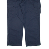 DICKIES Cargo Workwear Mens Trousers Blue Relaxed Straight W35 L28
