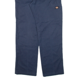 DICKIES Workwear Mens Trousers Blue Regular Straight W32 L32