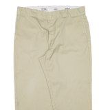 DICKIES 874 Workwear Mens Trousers Beige Regular Straight W34 L24