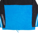 Vintage WINNERS CIRCLE Racing Mens Fleece Blue 1/4 Zip 90s XL