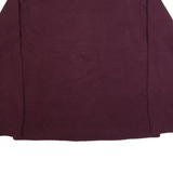 TOMMY HILFIGER Mens Jumper Maroon Tight Knit XL
