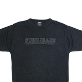 FUBU Mens Jumper Black Tight Knit Short Sleeve L