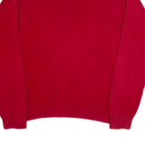 TOMMY HILFIGER Mens Jumper Red Tight Knit XL