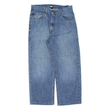 TOMMY HILFIGER Mens Jeans Blue Regular Straight Stone Wash W32 L25