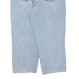 CALVIN KLEIN JEANS Petite Womens Jeans Blue Regular Straight Stone Wash W32 L24