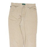 LAUREN RALPH LAUREN Womens Jeans Beige Regular Straight W32 L28