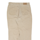 LAUREN RALPH LAUREN Womens Jeans Beige Regular Straight W32 L28
