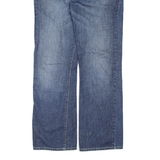 CALVIN KLEIN JEANS Womens Jeans Blue Slim Bootcut Stone Wash W36 L33