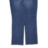 LAUREN RALPH LAUREN Womens Jeans Blue Slim Straight Stone Wash W32 L27