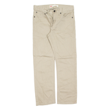 LEVI'S 511 Womens Jeans Beige Slim Straight W28 L28