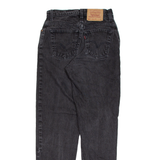 LEVI'S 551 Womens Jeans Black Regular Tapered Charcoal Wash W26 L31