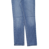 LEVI'S Mid Rise Womens Jeans Blue Slim Skinny Stone Wash W28 L30
