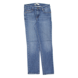 LEVI'S Mid Rise Womens Jeans Blue Slim Skinny Stone Wash W28 L30