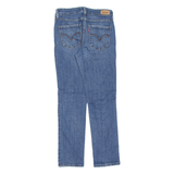 LEVI'S Mid Rise Womens Jeans Blue Slim Skinny Stone Wash W28 L30