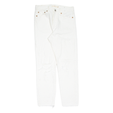 LEVI'S Distressed Womens Jeans White Slim Skinny W26 L27