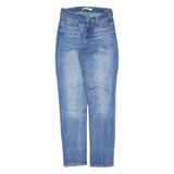 LEVI'S 714 Womens Jeans Blue Slim Straight Stone Wash W26 L30