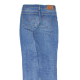 LEVI'S 714 Womens Jeans Blue Slim Straight Stone Wash W26 L30