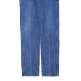WRANGLER Mens Jeans Blue Slim Straight Stone Wash W32 L36