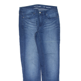 CALVIN KLEIN JEANS Womens Jeans Blue Slim Skinny Stone Wash W30 L30