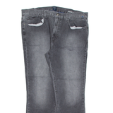 NAUTICA Mens Jeans Black Slim Straight Charcoal Wash W38 L30