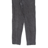 GUESS Womens Jeans Black Slim Tapered Charcoal Wash W26 L27