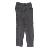 GUESS Womens Jeans Black Slim Tapered Charcoal Wash W26 L27