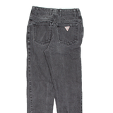 GUESS Womens Jeans Black Slim Tapered Charcoal Wash W26 L27