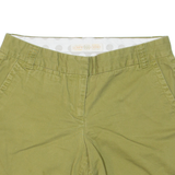 J CREW City Fit Womens Chino Shorts Green M W30