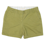 J CREW City Fit Womens Chino Shorts Green M W30