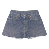 LEVI'S 501 Cut-Off Womens Denim Shorts Blue M W29