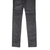 DIESEL Low Waist Stretch Womens Trousers Black Slim Jegging W26 L32