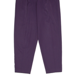 BETTY BARCLAY Womens Trousers Purple Slim Tapered 90s Wool W26 L27