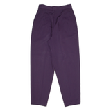 BETTY BARCLAY Womens Trousers Purple Slim Tapered 90s Wool W26 L27