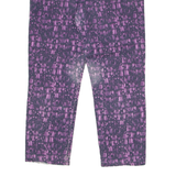 LEVI'S Mid Rise Womens Trousers Purple Regular Skinny W34 L26