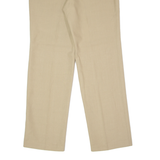 MADIE'S Pleated Womens Trousers Beige Regular Straight 90s W32 L32
